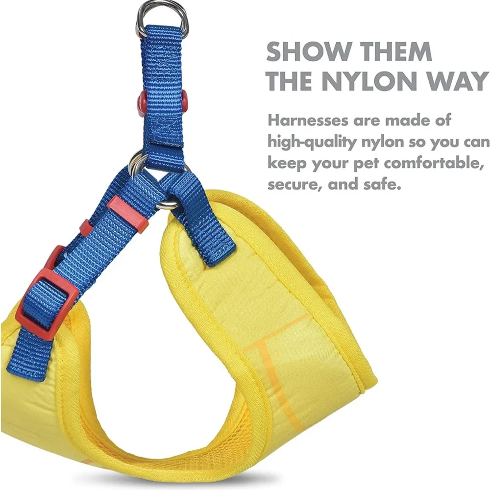 Yellow STAR WARS C3PO No Pull Dog Harness for Large Dogs, Machine Washable